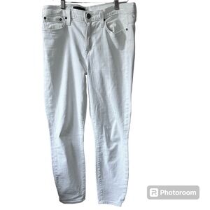 J.‎ Crew Lookout High Rise Crop white Denim Size 30